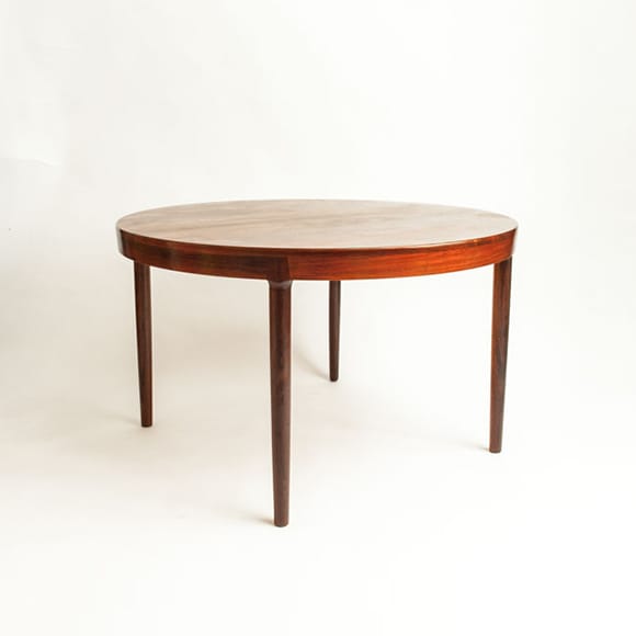 Rosewood dining table with extension (3)